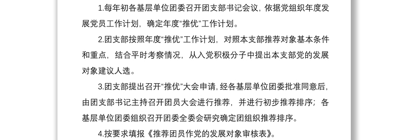 2021共青团员推优入党流程