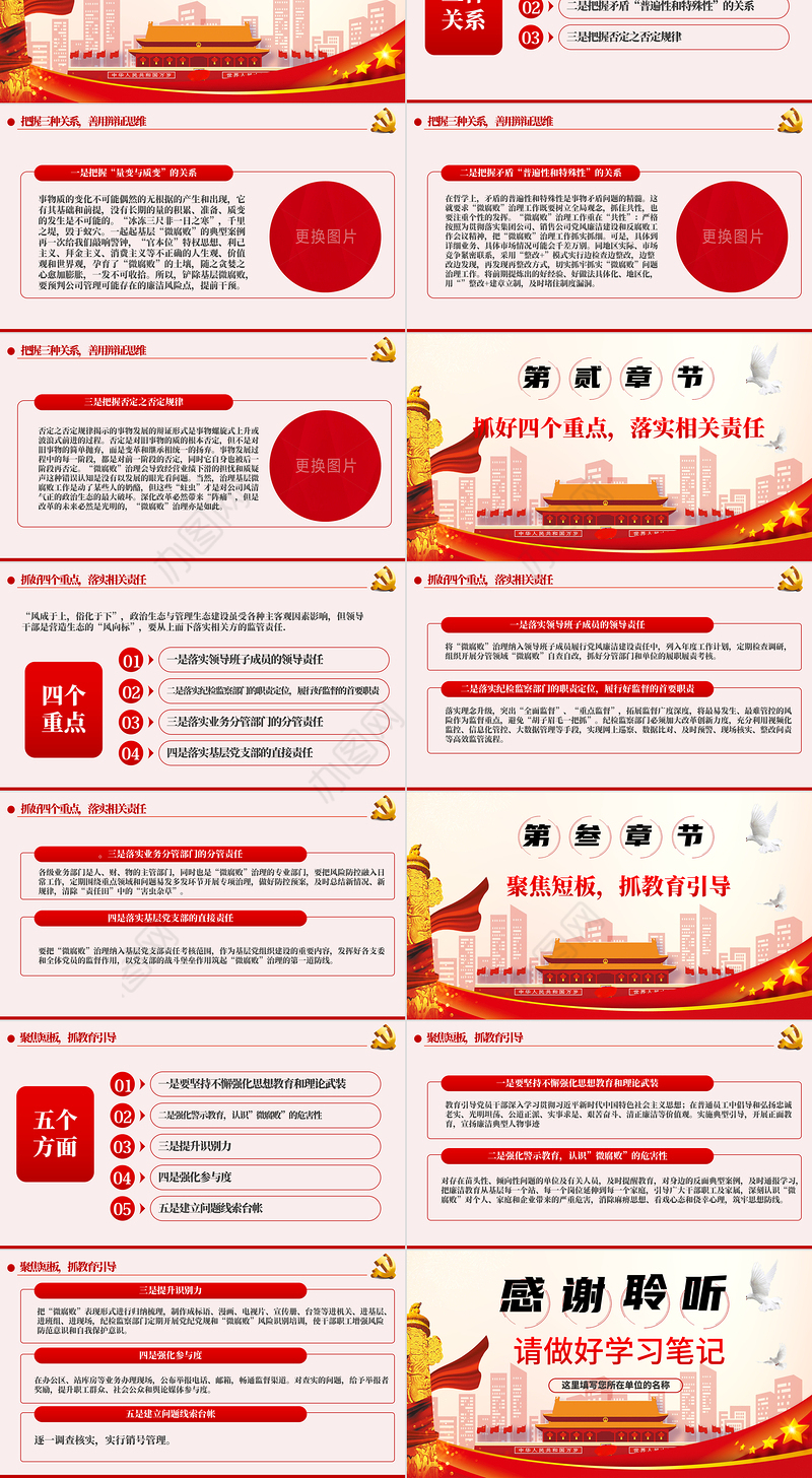 治理企业“微腐败”PPT模板