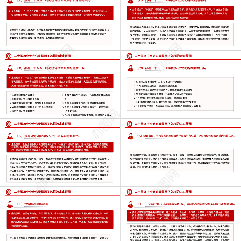 精美时尚深学细悟全会精神凝聚奋进“十五五”新征程磅礴力量PPT党课