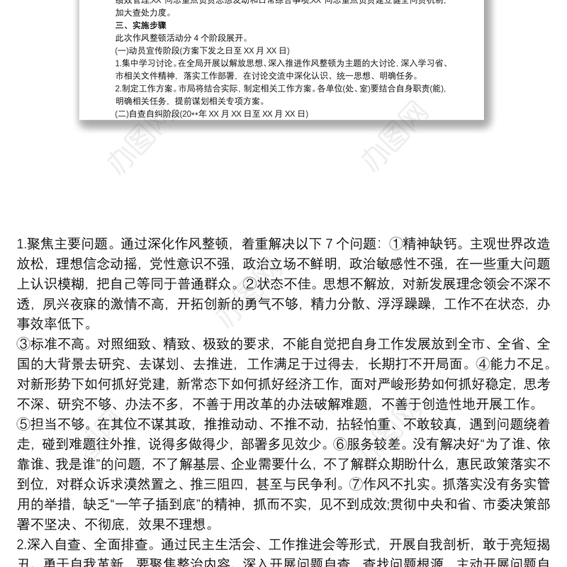 20xx年深化机关作风整顿活动实施方案3篇