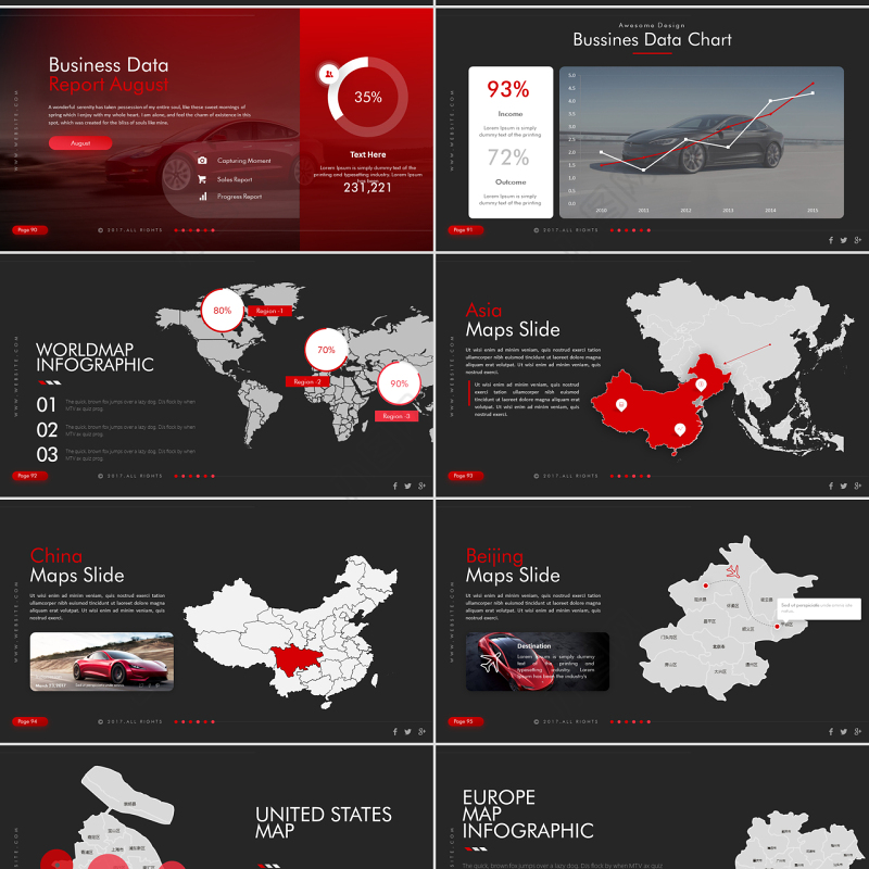 2018全新高端新能源汽车特斯拉tesla商业计划书PPT
