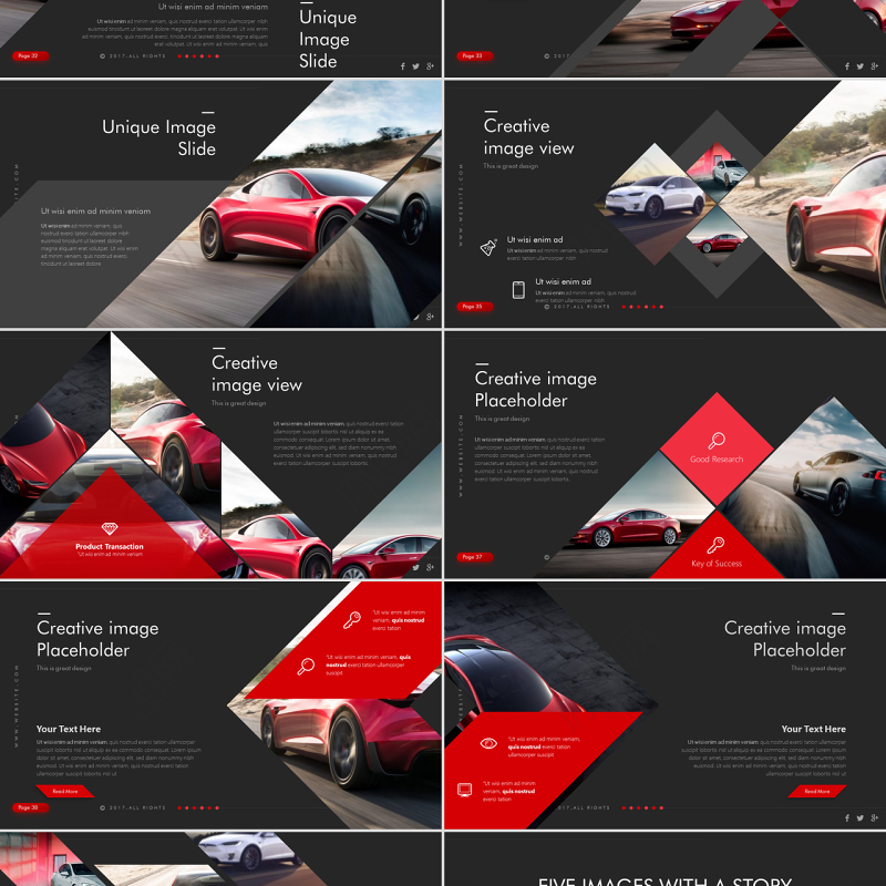 2018全新高端新能源汽车特斯拉tesla商业计划书PPT