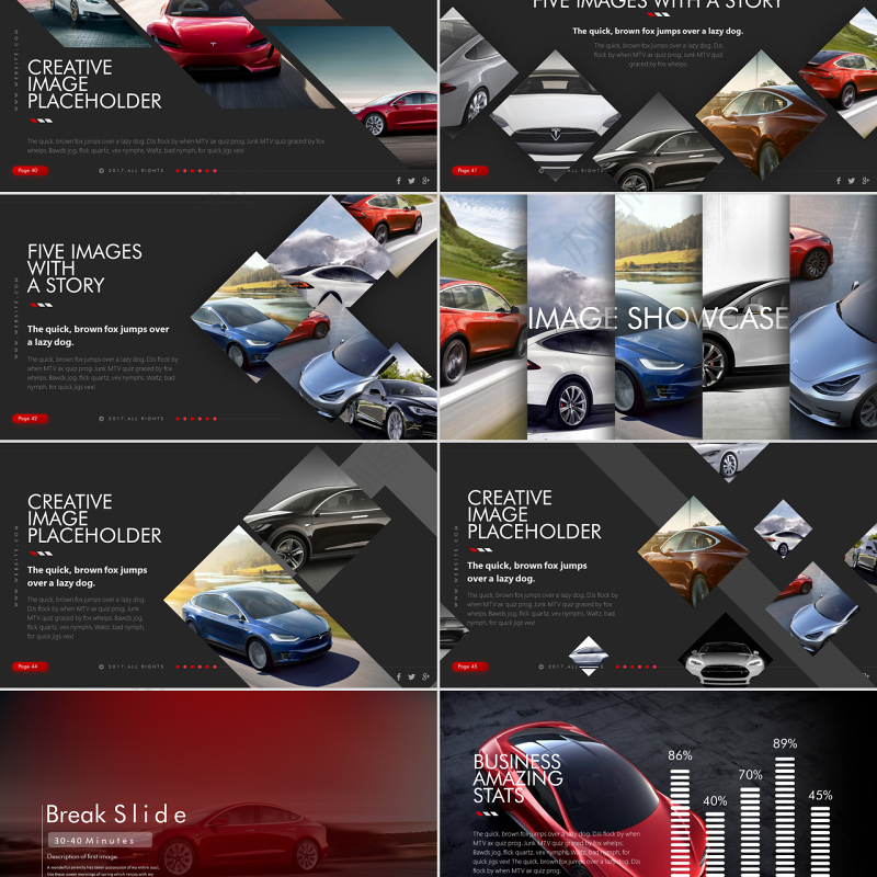 2018全新高端新能源汽车特斯拉tesla商业计划书PPT