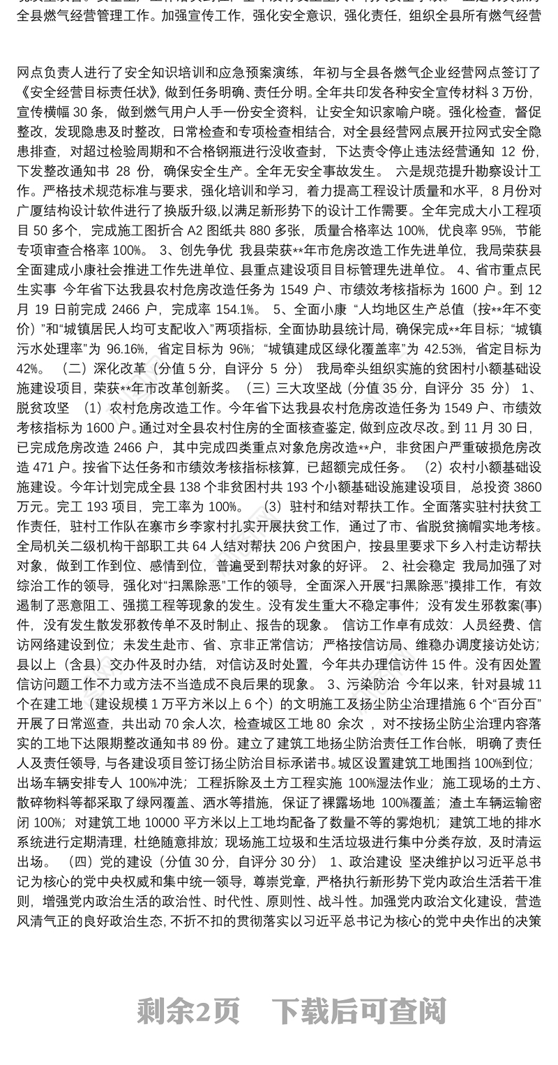 绩效考核工作自查自评报告2