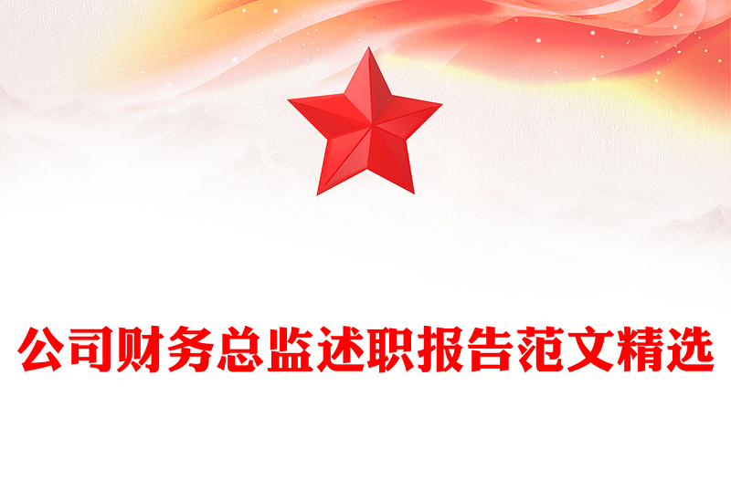 公司财务总监述职报告范文精选