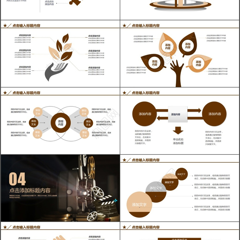 影视电影传媒报告汇报PPT