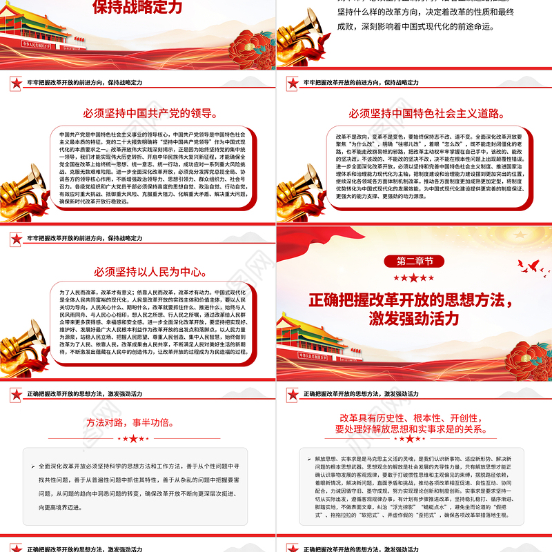 在新征程上谱写改革开放新篇章PPT党政风党员干部学习教育党课课件