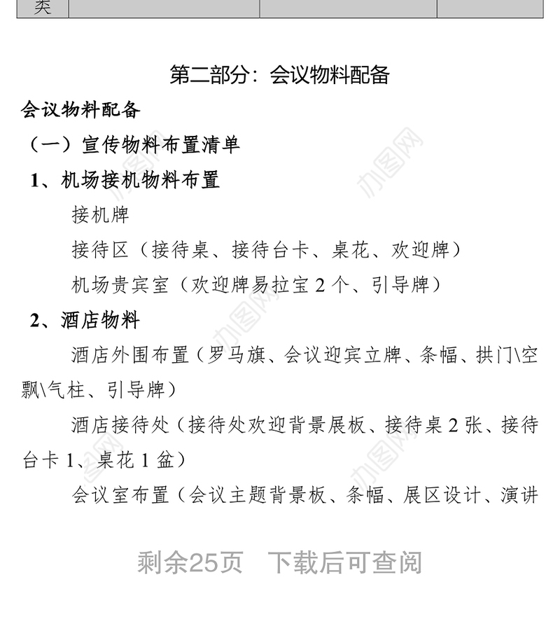 集团客户会议接待方案