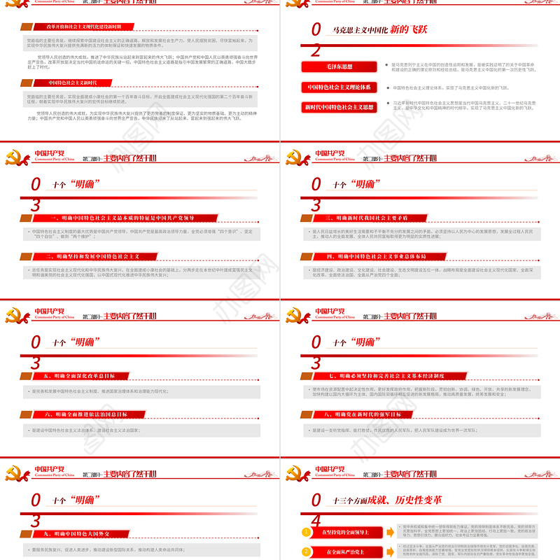 第三个历史决议怎么学学什么PPT红色大气党的百年奋斗伟大成就历史经验党员学习重点党课课件