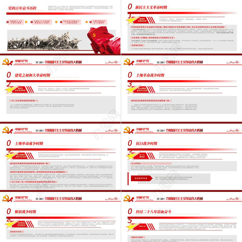 第三个历史决议怎么学学什么PPT红色大气党的百年奋斗伟大成就历史经验党员学习重点党课课件