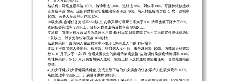 镇卫生院公共卫生服务工作计划