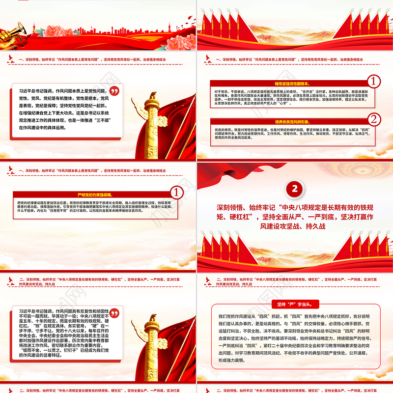 精品党课从五个维度深刻领悟党的作风建设的重要意义PPT下载