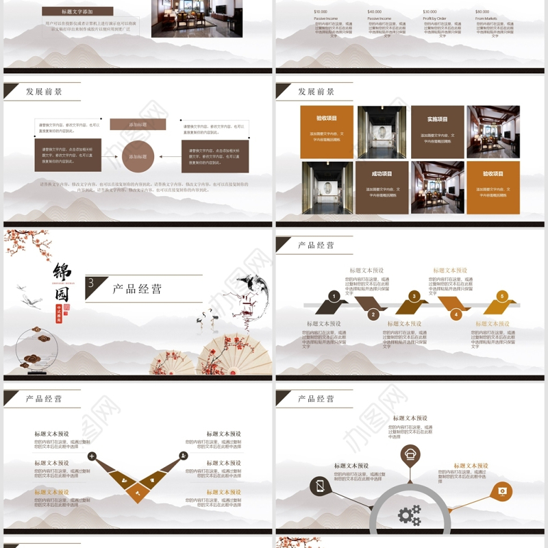 新式中国风房地产推介商业计划书