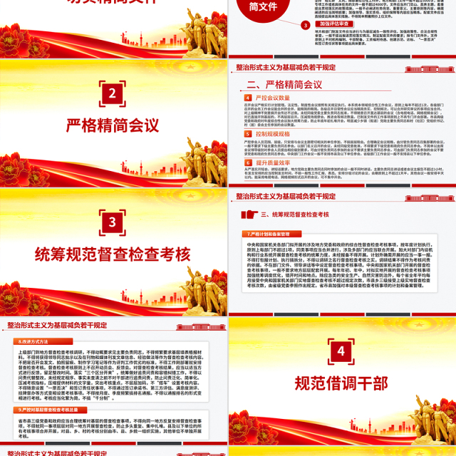 整治形式主义为基层减负若干规定PPT课件