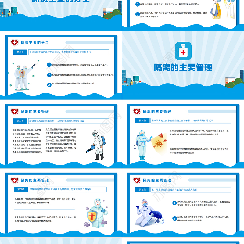 2021新冠肺炎出院患者复诊复检工作方案PPT医疗医院医生疾控部门党建系列模板