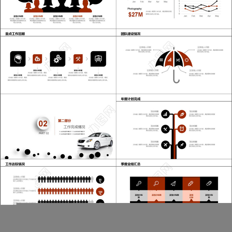 2017年汽车行业销售方案汇报PPT模板