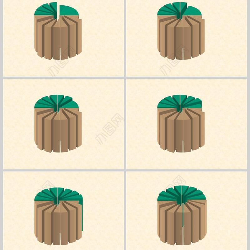  九年义务教育六年制小学数学课件第十二册圆柱的体积PPT模板