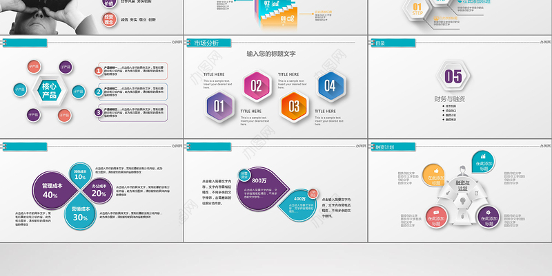 2017创业商业计划书ppt模板