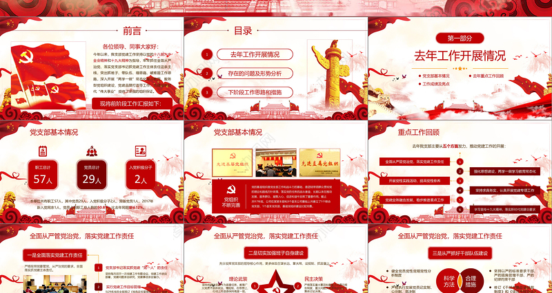 2020基层机关党支部党建工作ppt