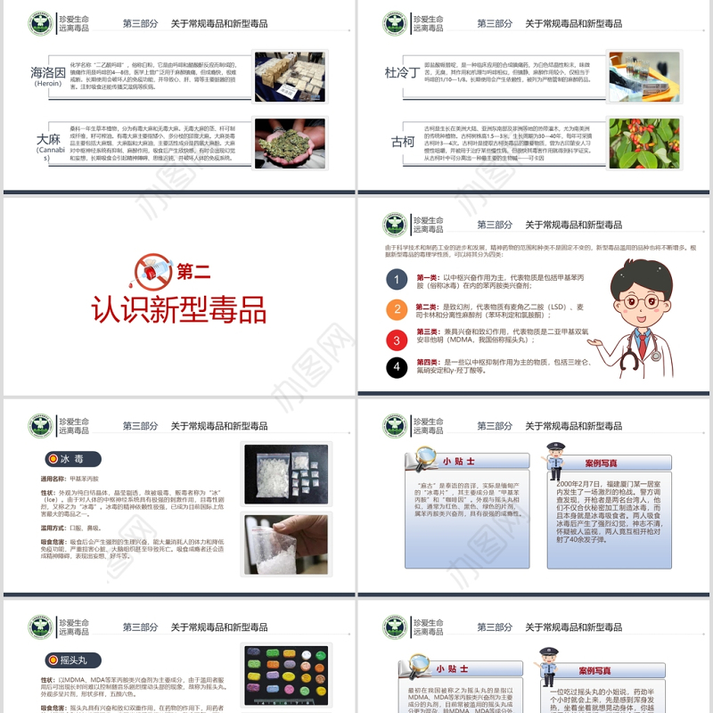 2020国际禁毒日珍爱生命远离毒品禁毒拒毒教育通用模板