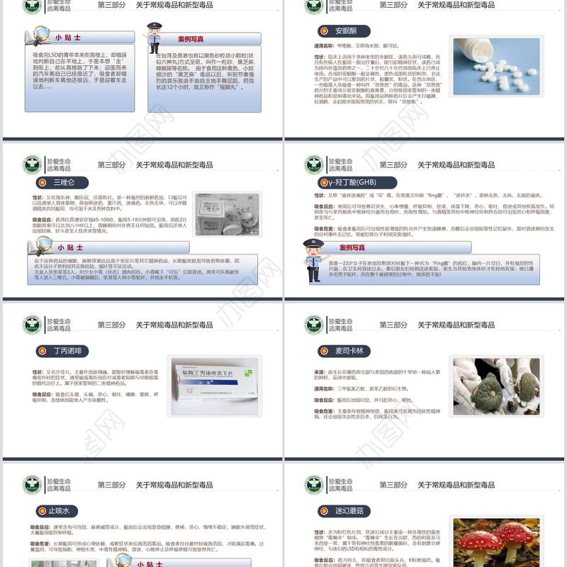 2020国际禁毒日珍爱生命远离毒品禁毒拒毒教育通用模板