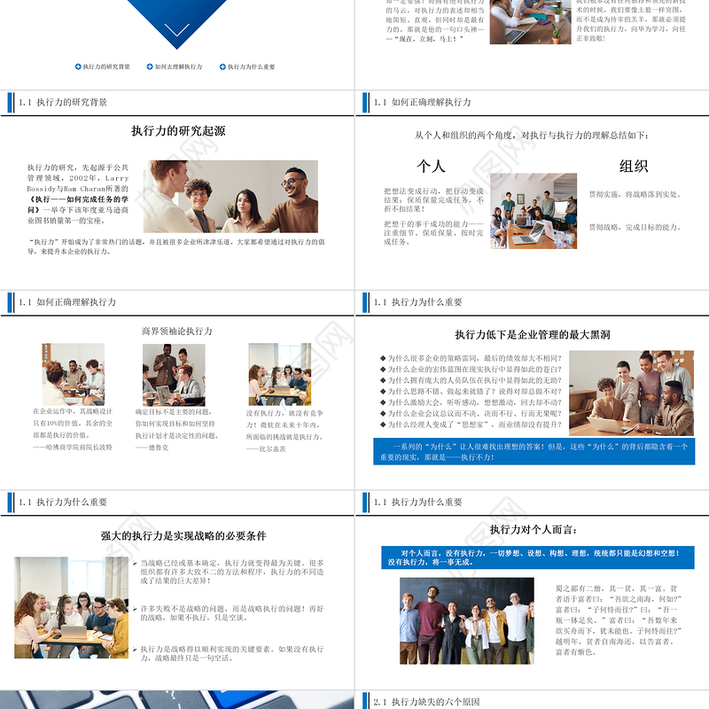 2020打造卓越的执行力PPT模板