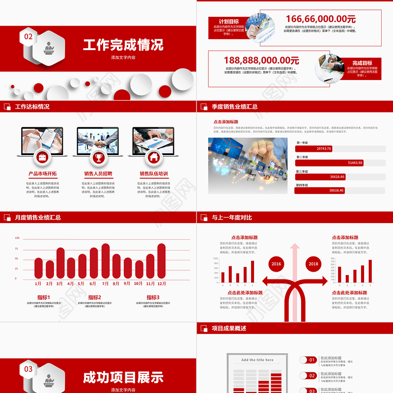 2023销售部工作汇报工作总结年终总结述职报告新年工作计划PPT模板