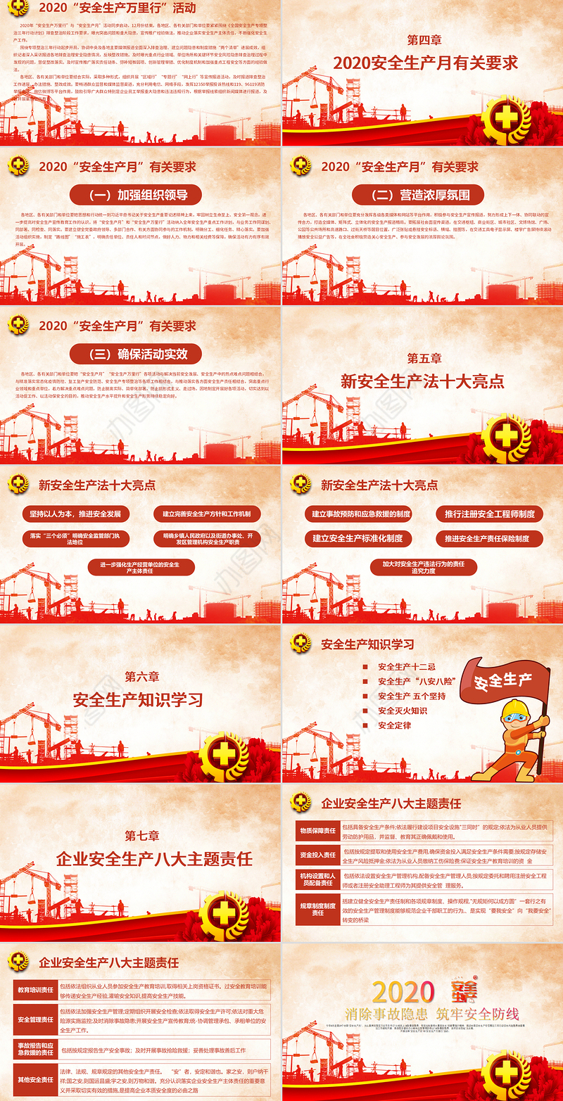 2020安全生产月宣教PPT