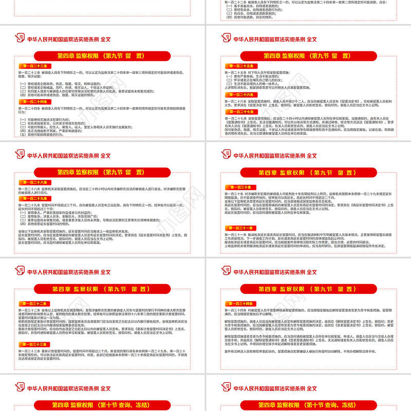 《中华人民共和国监察法实施条例》PPT2025法律法规专题课件