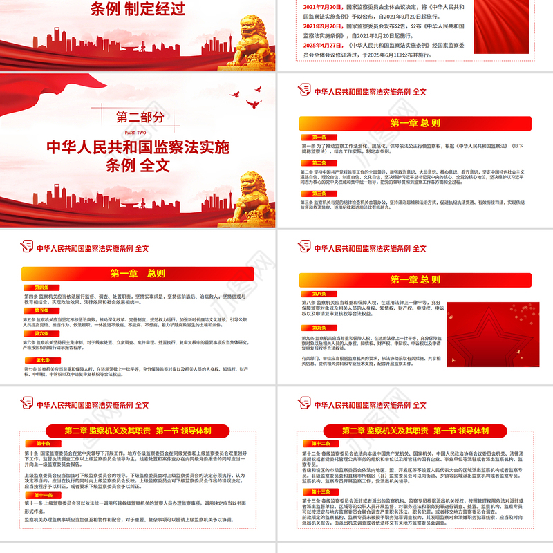 《中华人民共和国监察法实施条例》PPT2025法律法规专题课件
