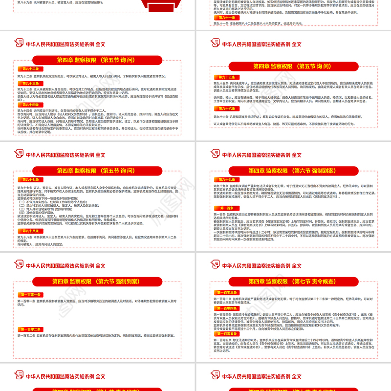 《中华人民共和国监察法实施条例》PPT2025法律法规专题课件