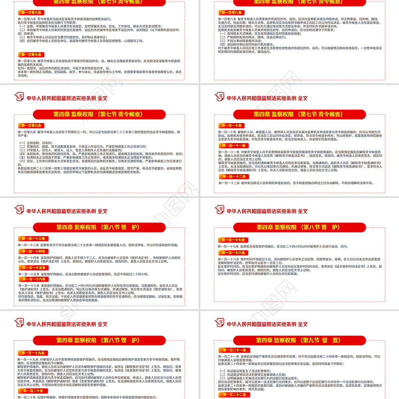 《中华人民共和国监察法实施条例》PPT2025法律法规专题课件