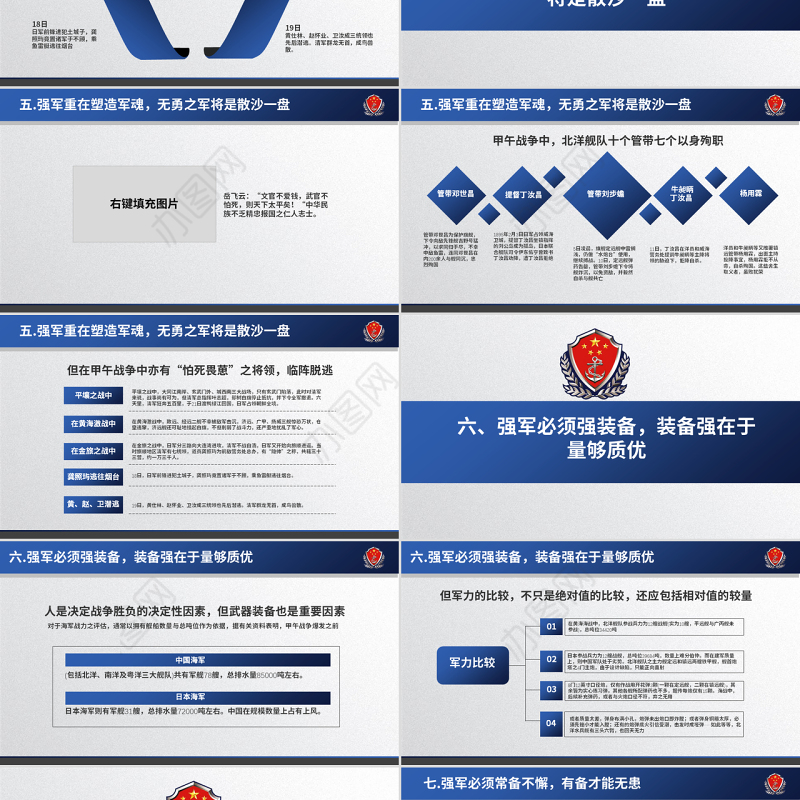 原创甲午殇思谈强军之路八一军队教育建设强大海军航母舰队-版权可商用