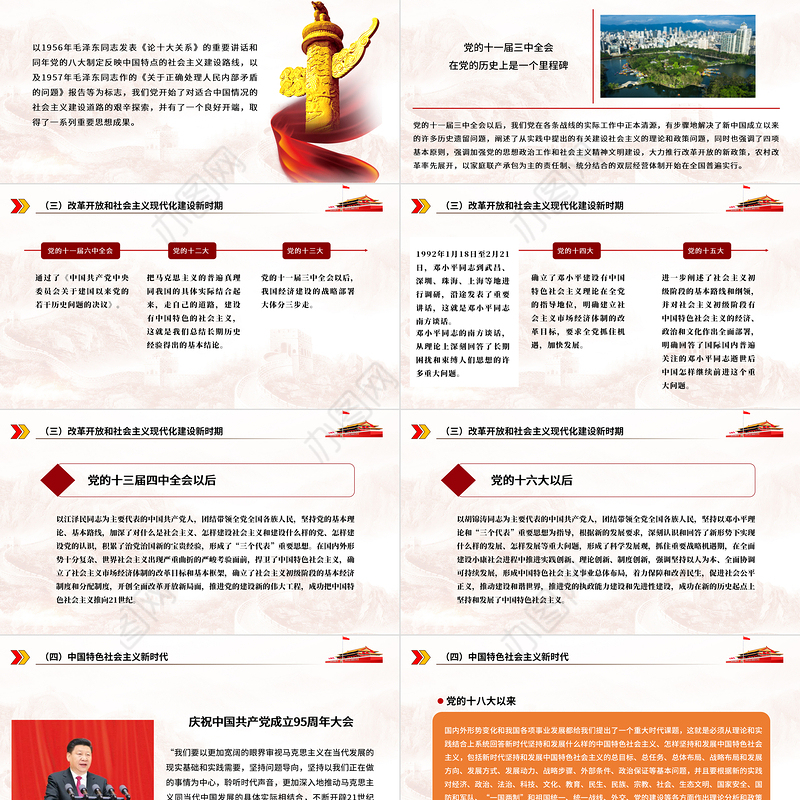 2021马克思主义中国化的百年历程PPT增强自觉贯彻落实党的创新理论的坚定性党建专题党课下载