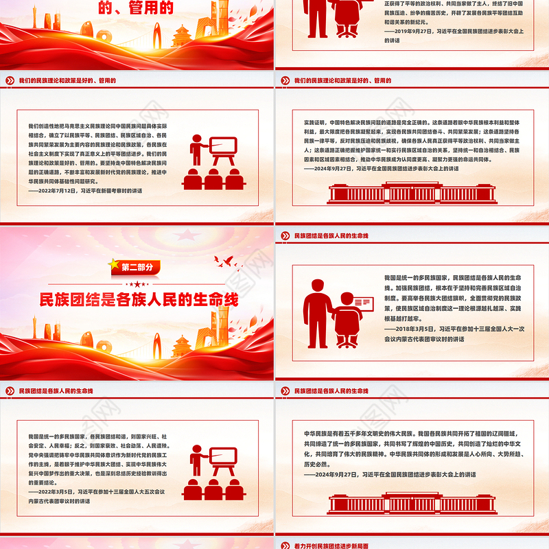 全面贯彻新时代党的民族理论和民族政策PPT党课课件