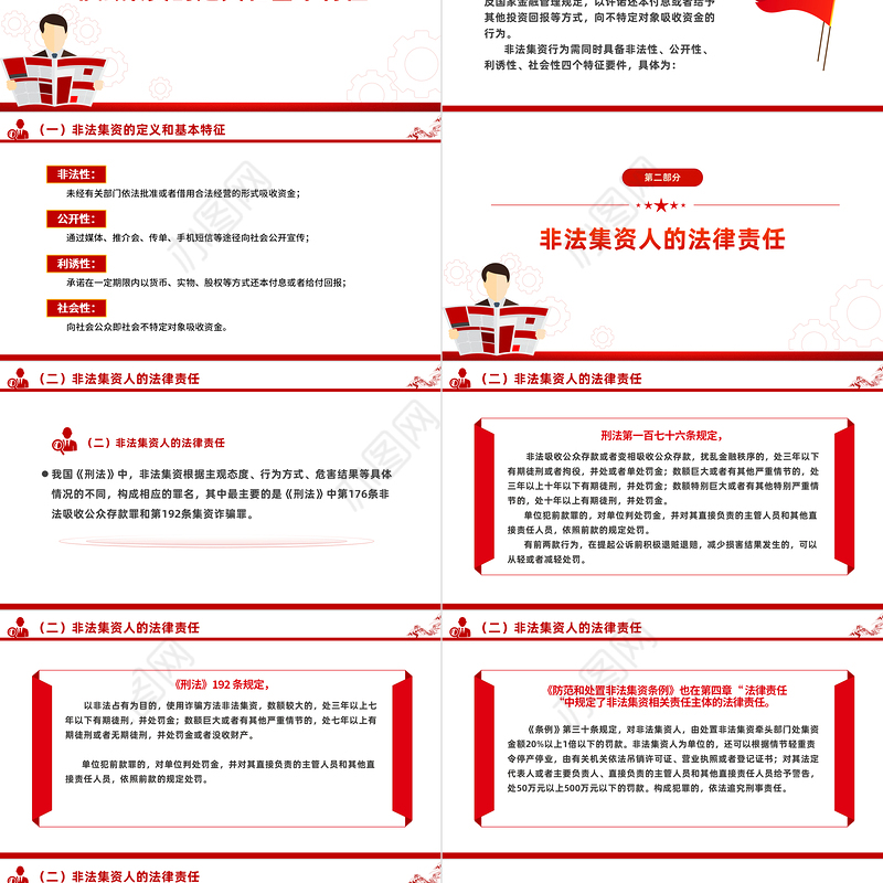 2024防范非法集资宣传月PPT远离非法集资知识宣传课件