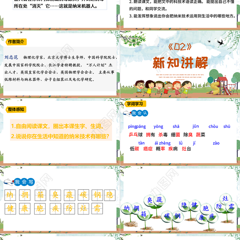 2022新奇的纳米技术PPT第7课小学四年级语文下册部编人教版教学课件