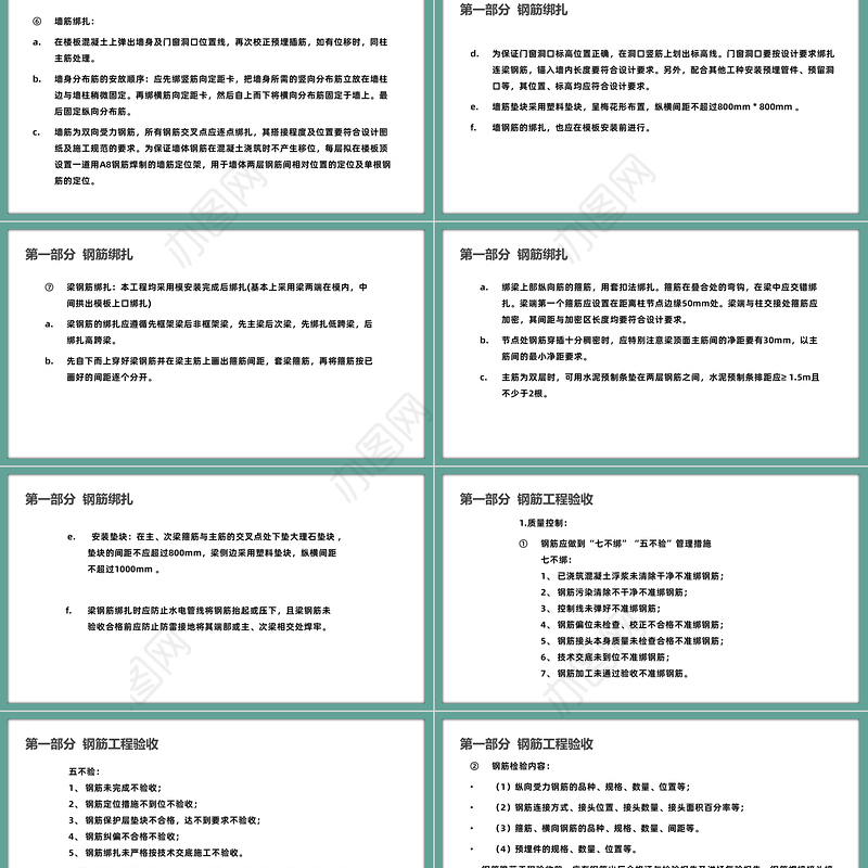 2023钢筋工程质量控制重点培训PPT商务风钢筋工程质量控制重点培训课件模板
