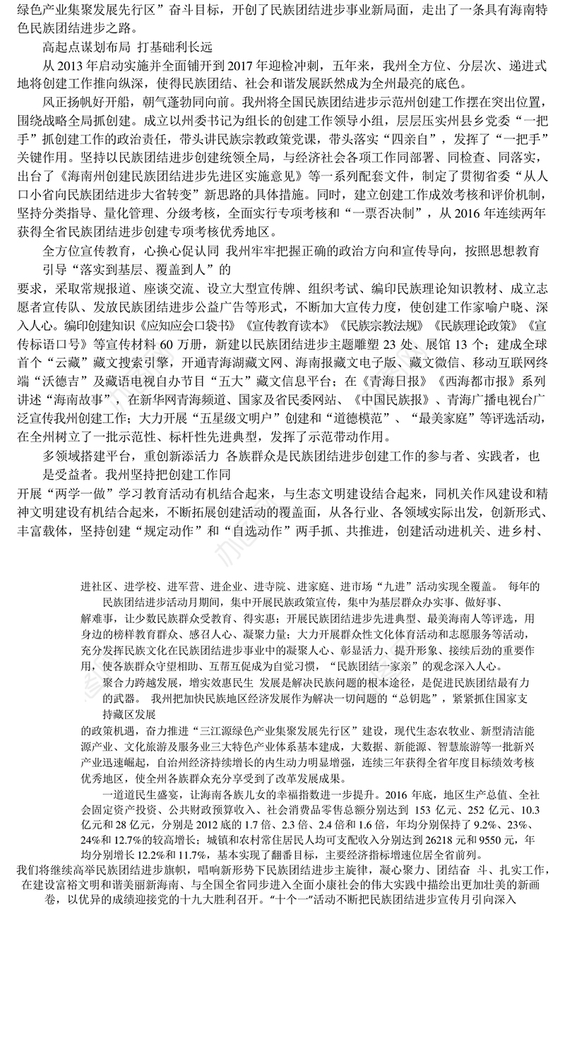 民族团结之花绽放在圣洁海南_杨成德