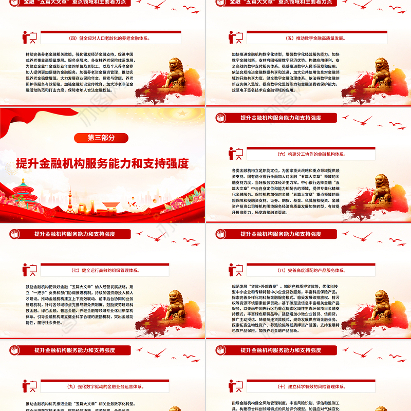 关于做好金融“五篇大文章”的指导意见PPT建设金融强国专题课件