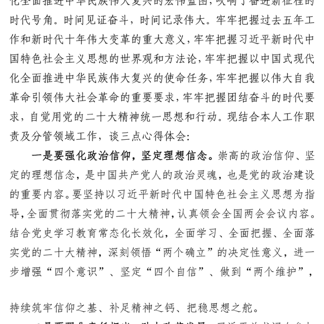 两会交流研讨材料