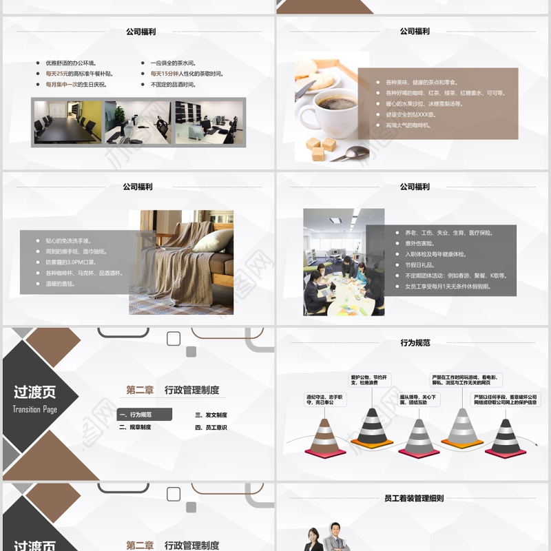 新员工入职培训手册ppt模板