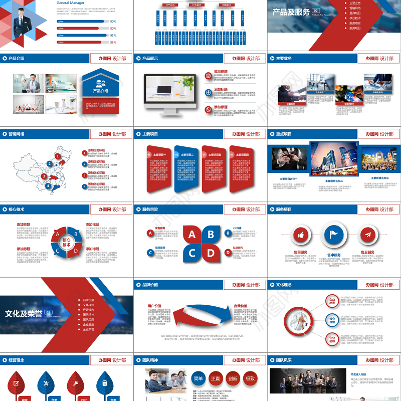 企业简介产品宣传计划PPT模板