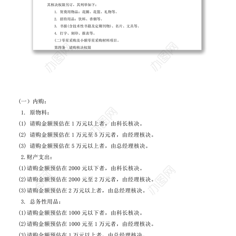 标准采购作业细则