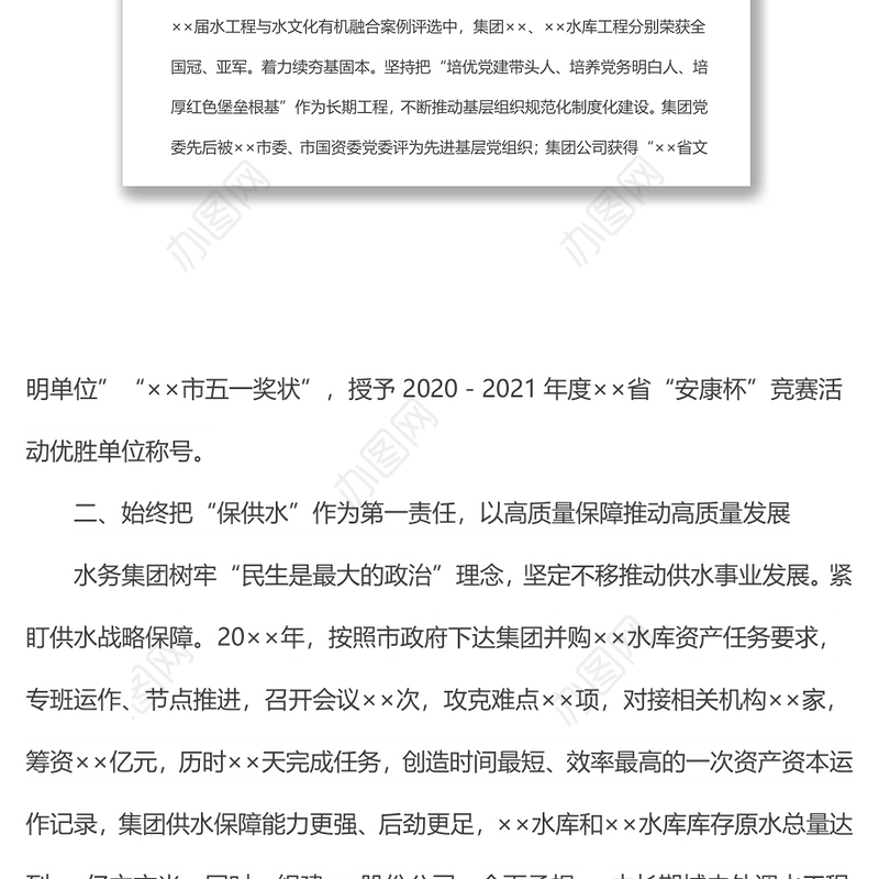 2022年×省先进集体事迹材料