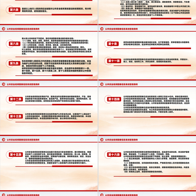 《公共安全视频图像信息系统管理条例》PPT课件下载