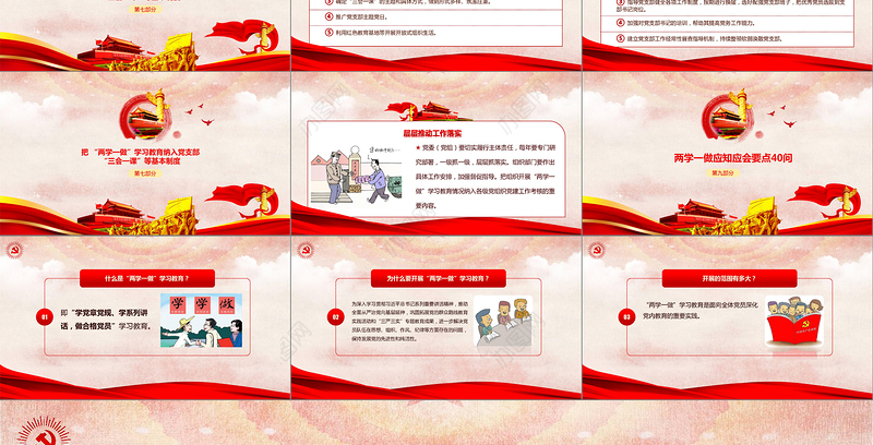 两学一做学习教育常态化制度化应知应会ppt