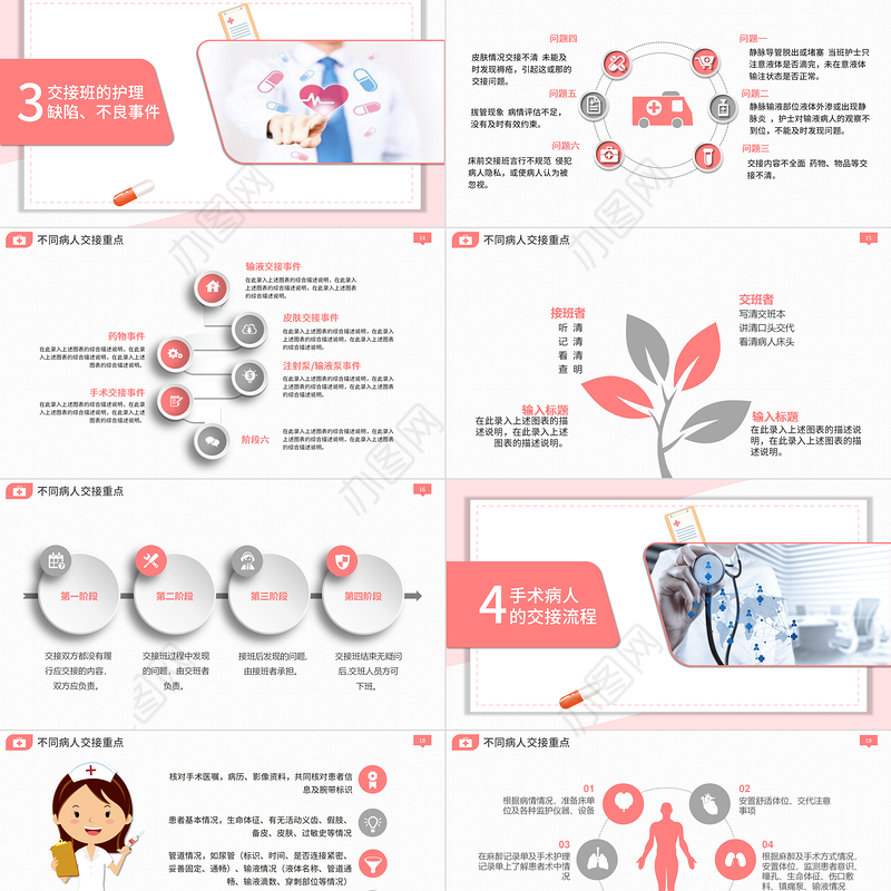 2022护理交接班制PPT医疗护理类通用PPT