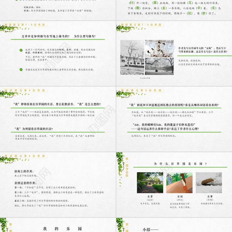 初中语文【从百草园到三味书屋】课件PPT