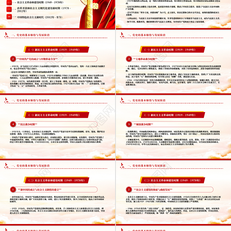 2024学习党史汲取智慧与力量PPT党政风学党史强信念党课下载